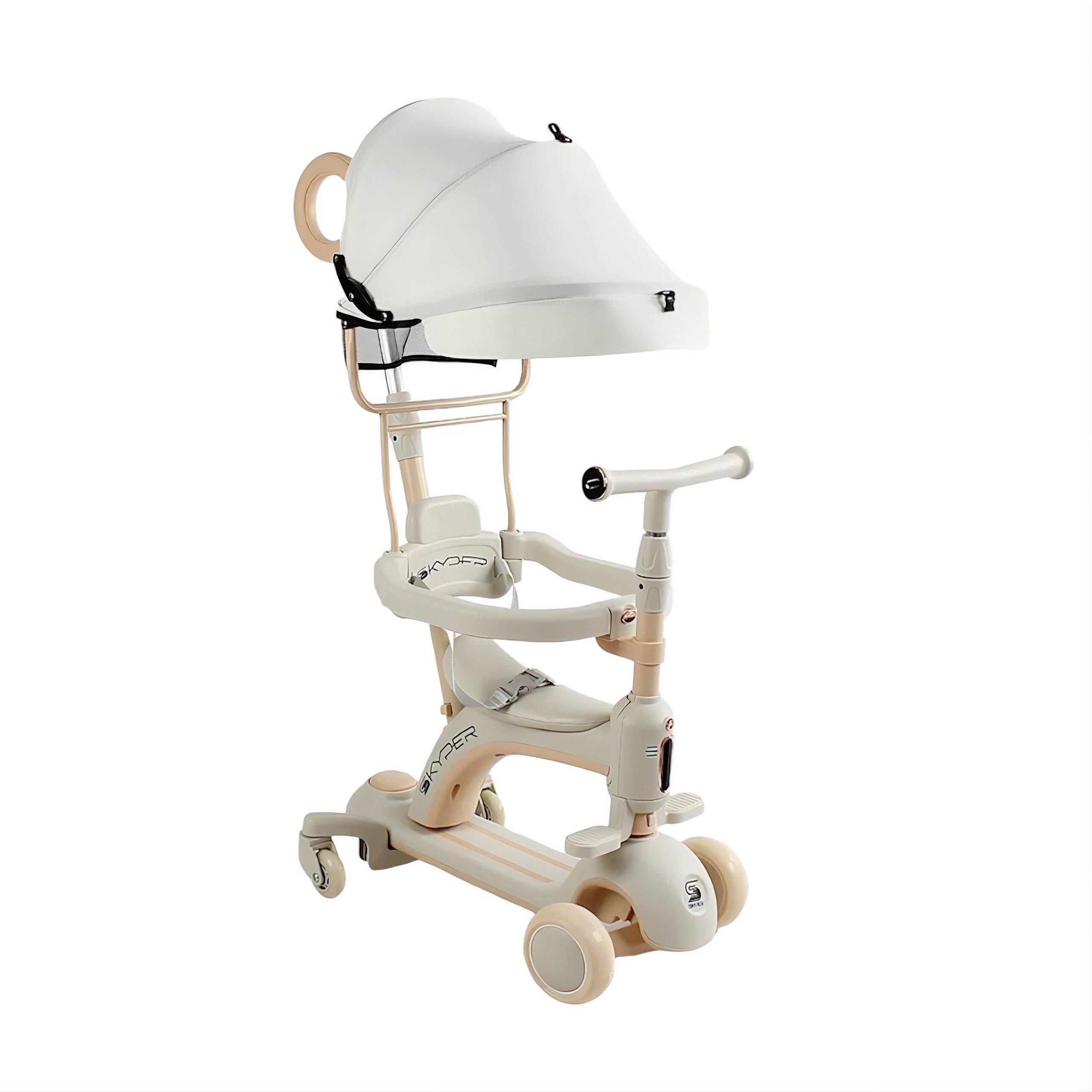 Самокат дитячий 5в1 Skyper LF-02865 світні PU колеса 125 мм/музика/LED-підсвітка платформи/батьківська ручка (35716322)