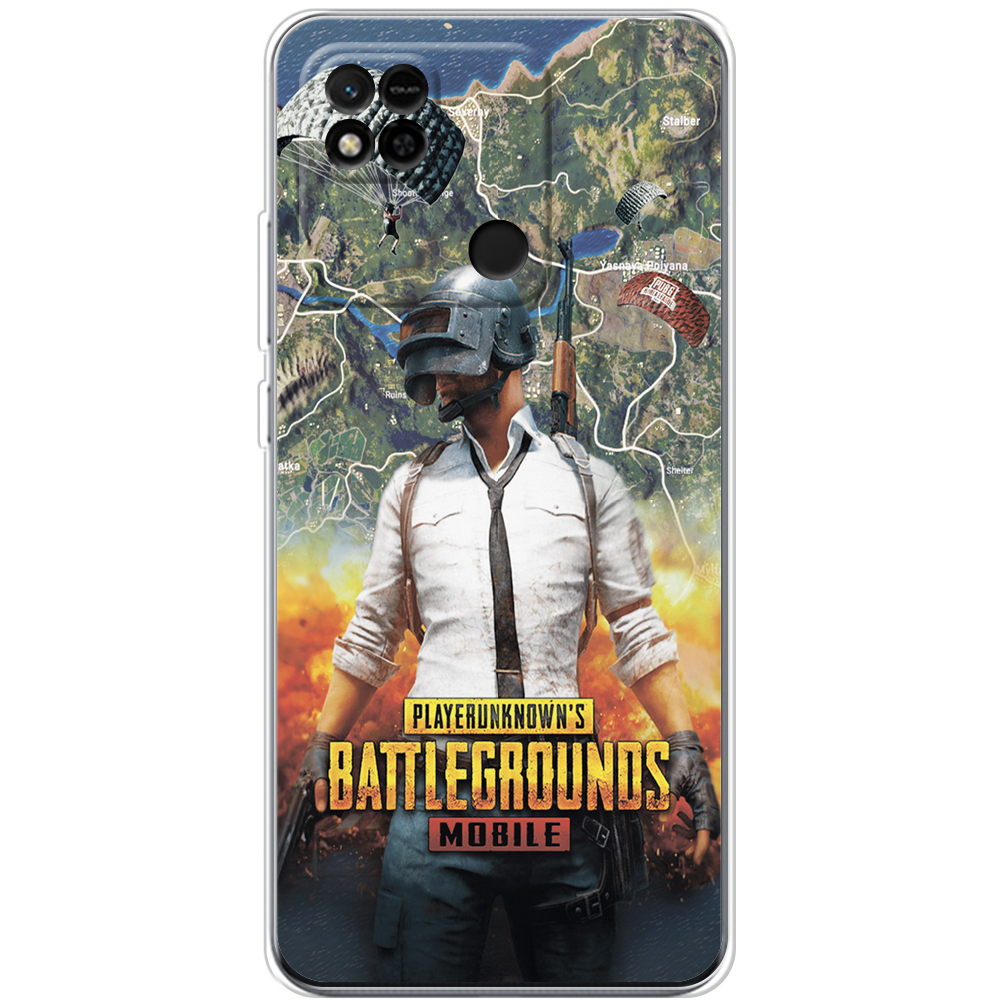 Чехол BoxFace Xiaomi Redmi 10A PUBG Mobile Прозрачный силикон (44590-up2309-44590)