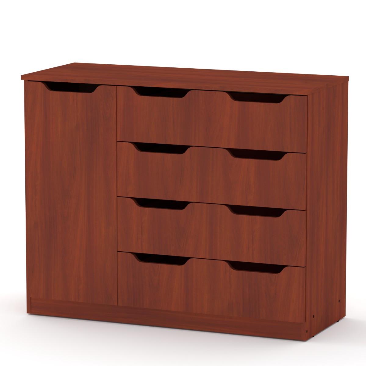 Комод Компаніт без ручок з шухлядами та дверцятами Яблуня (26967786) - фото 1 Комод Компаніт без ручок з шухлядами та дверцятами Яблуня (26967786) - фото 1