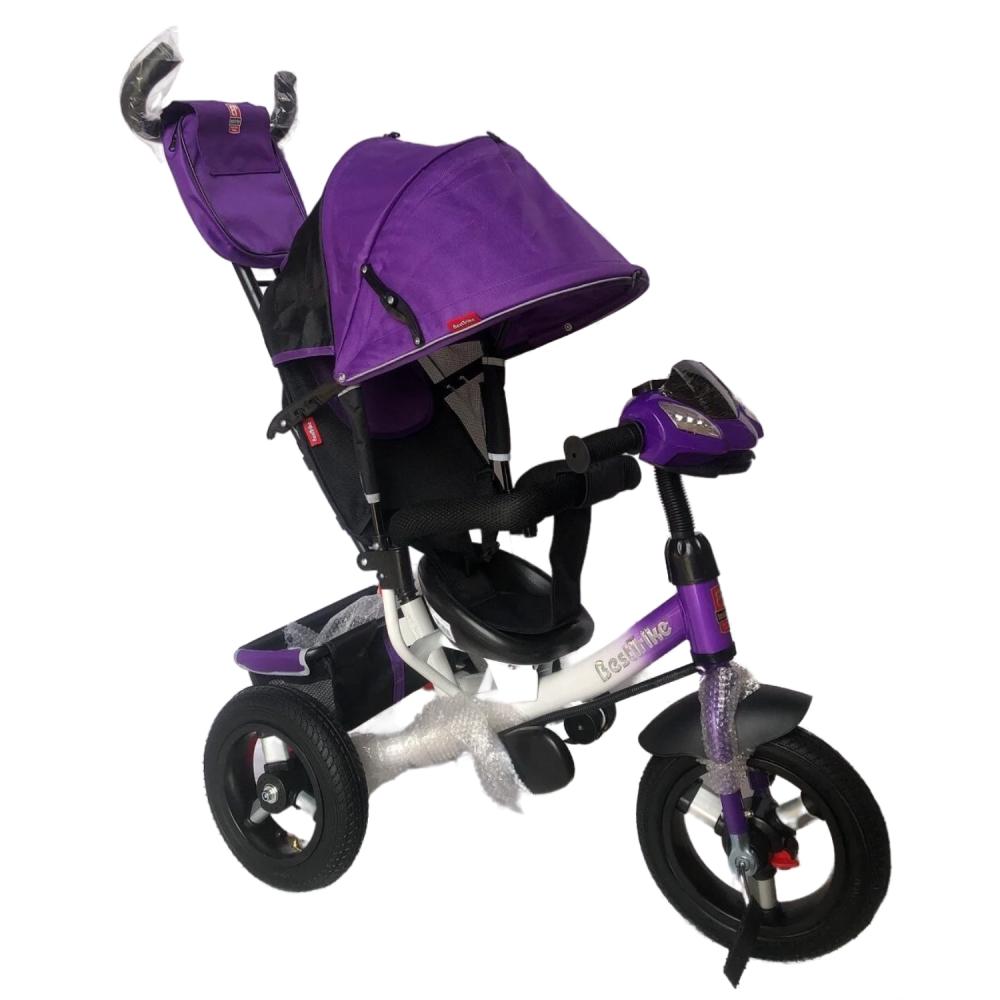 ᐉ Велосипед 3-х колісний дитячий Best Trike надувні колеса фара з USB ...