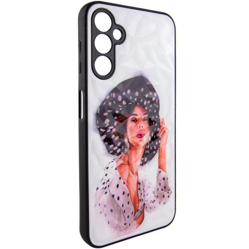 Противоударный TPU+PC чехол Prisma Ladies для Samsung Galaxy A05s Girl in a hat