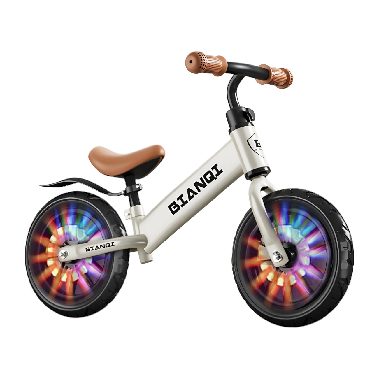 Беговел Bianqi S7 Rainbow 14" с LED-подсветкой