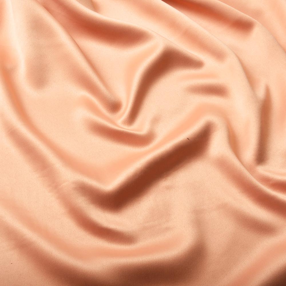 Ткань тафта стрейч Double персик