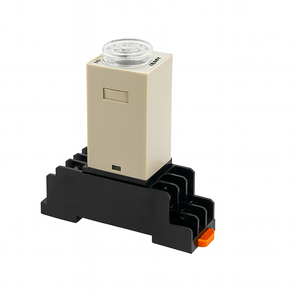 Реле времени Omron H3Y-2 0-60 мин 12 В 5 А на DIN-рейку (3572)