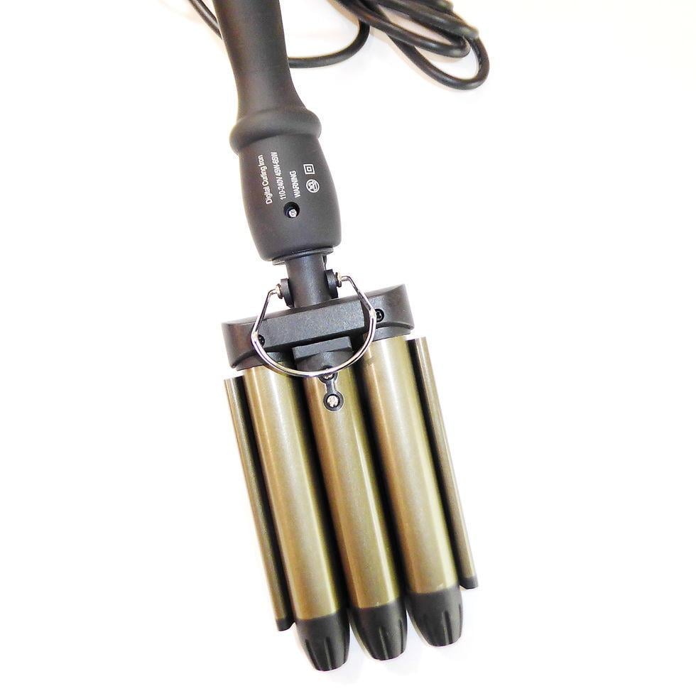 Плойка тристулка ДенІС professional титано-турмалінова d 22 мм (1453069960) - фото 5 Плойка тристулка ДенІС professional титано-турмалінова d 22 мм (1453069960) - фото 5