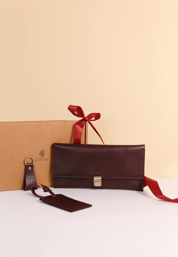 Набор кожаных аксессуаров для путешественника Марсель (A-027321)