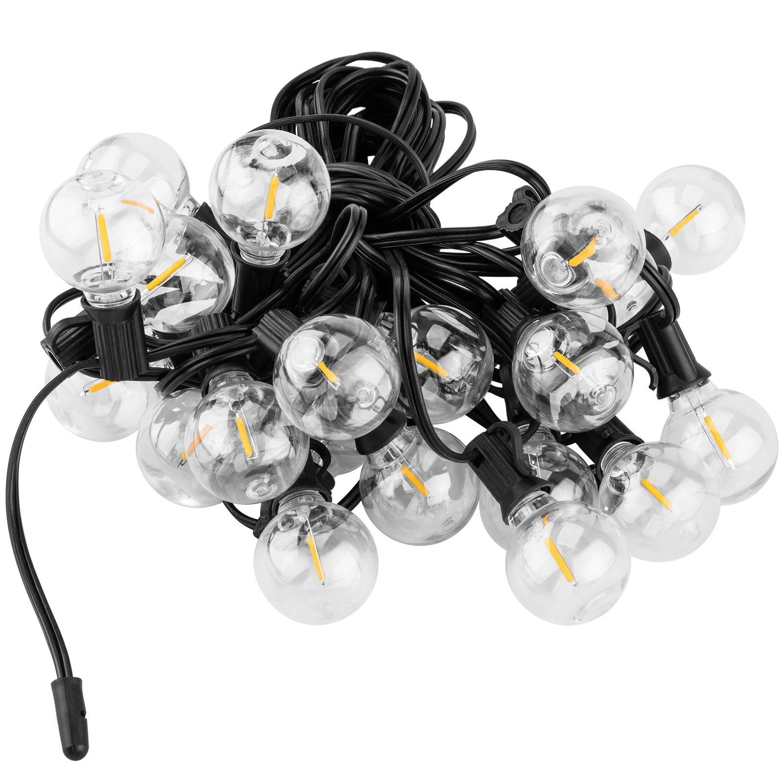 Гирлянда солнечная садовая декоративная Lumiled Callis2 20 LED-фонариков+ 2шт. теплый свет 2700 K/IP44 с пультом/зарядка USB 10,55 м (10678)