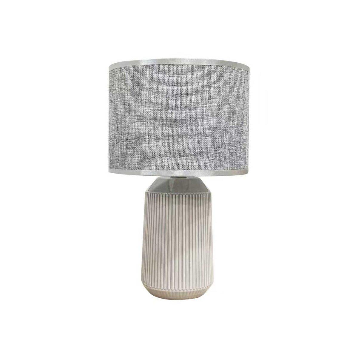 Настольная лампа с абажуром Light House SRS-20569 Серый