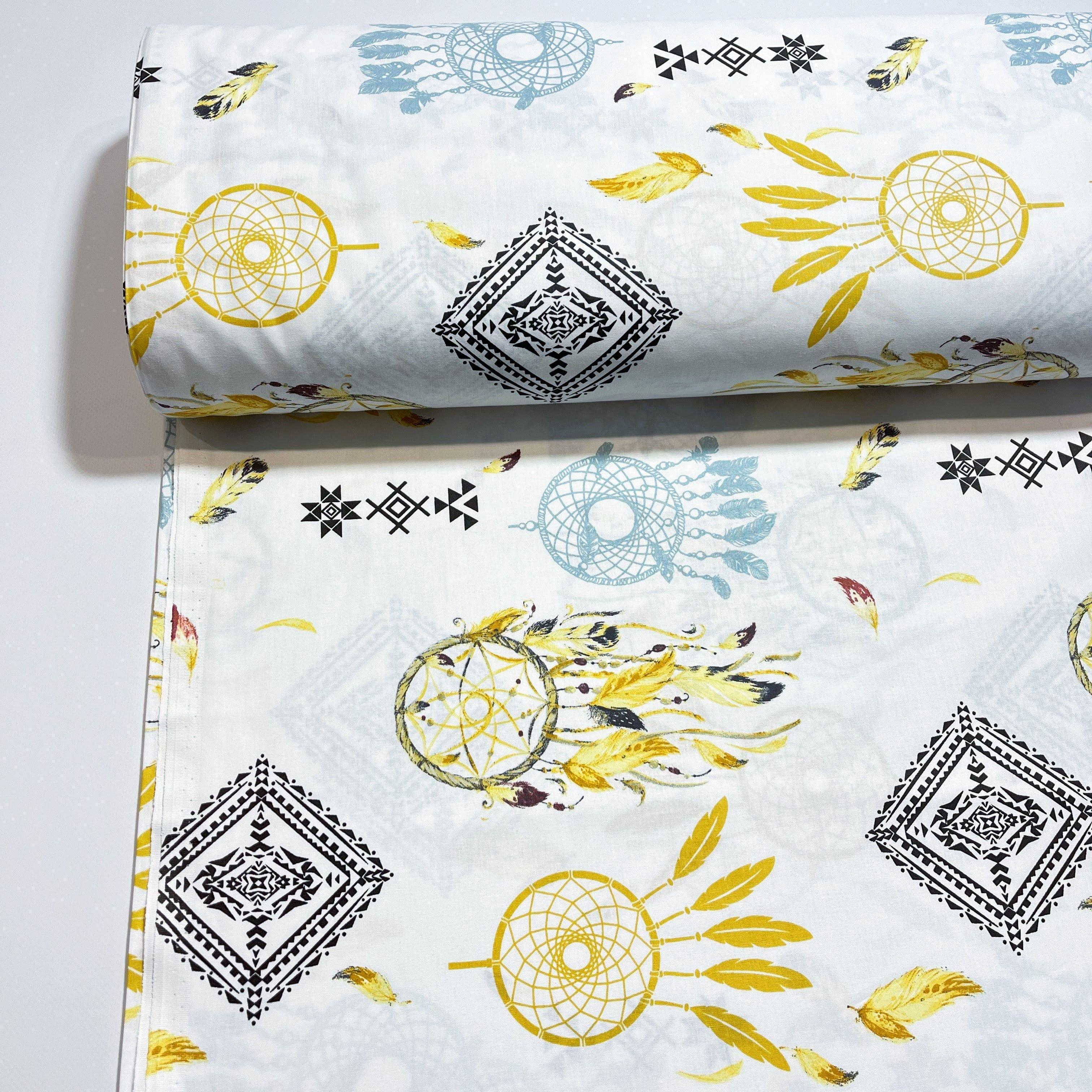 Ткань для постельного белья ранфорс с этническим принтом 240 см (11/23224/12 00719)