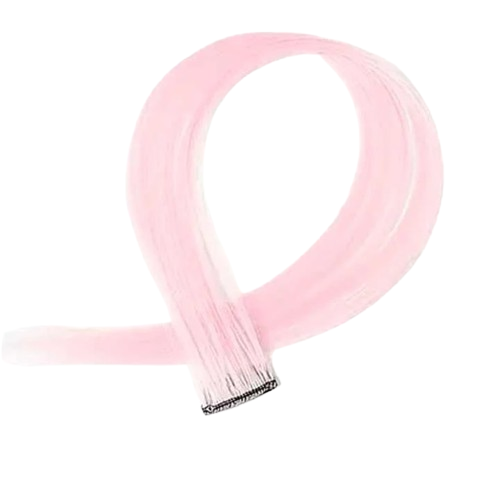 Пряди волос на шпильках 60 см Светло-розовый (Т0000866-10)