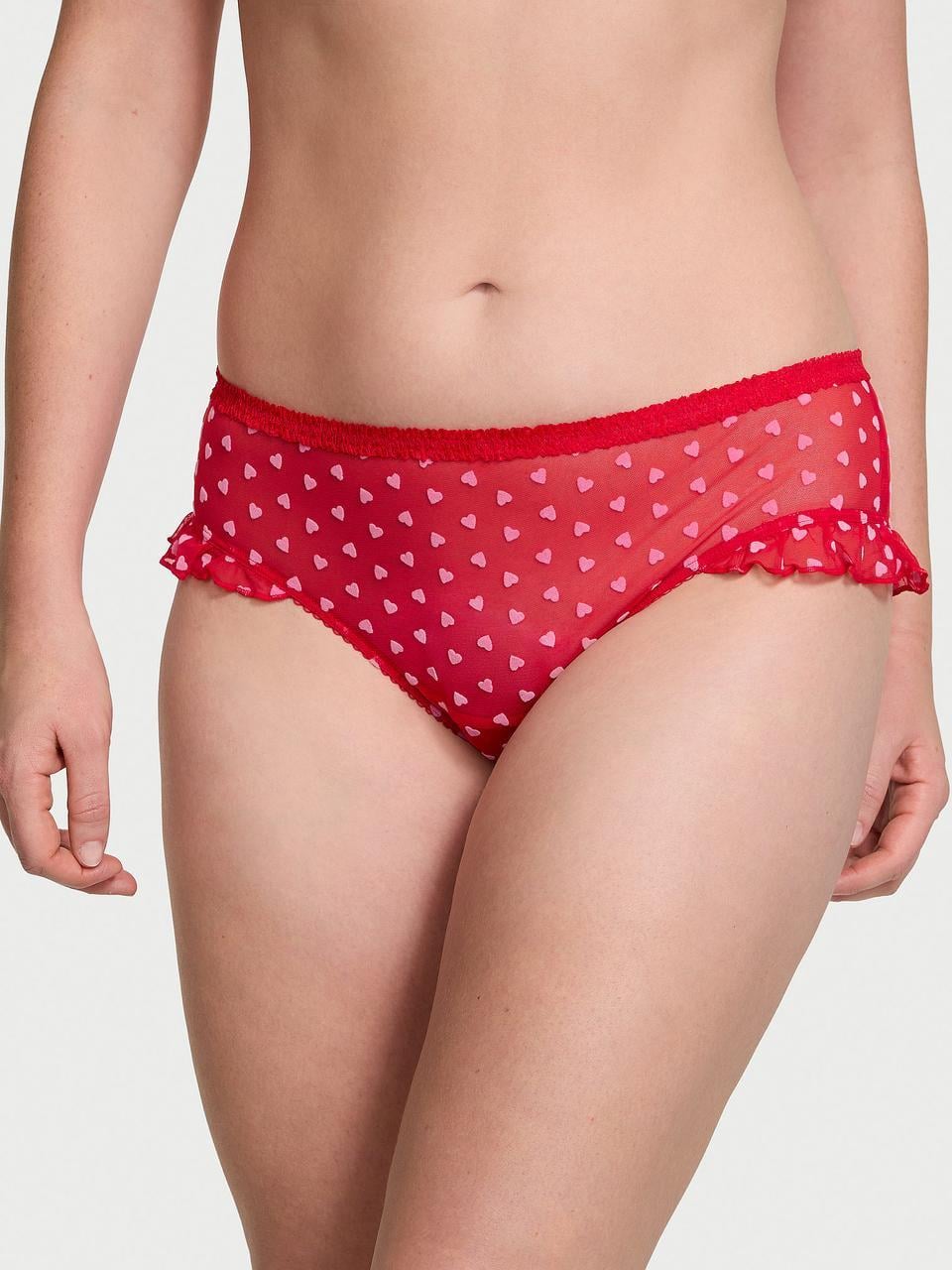 Трусики женские Victoria's Secret Tease Cheeky S Красный (2351588156163)