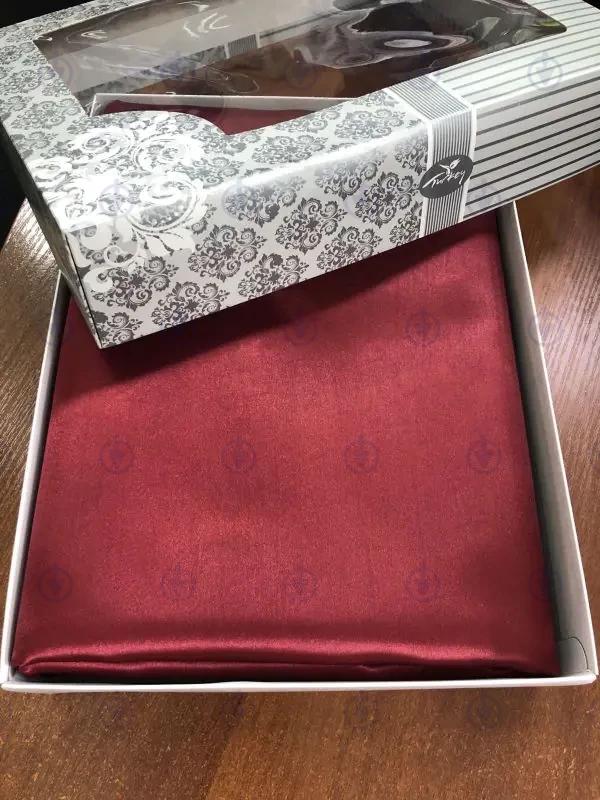 Комплект постільної білизни Moka Textile полуторний та додаткові наволочки 50х70 см/70х70 см Бордовий/Бронзовий (2392427010) - фото 3 Комплект постільної білизни Moka Textile полуторний та додаткові наволочки 50х70 см/70х70 см Бордовий/Бронзовий (2392427010) - фото 3