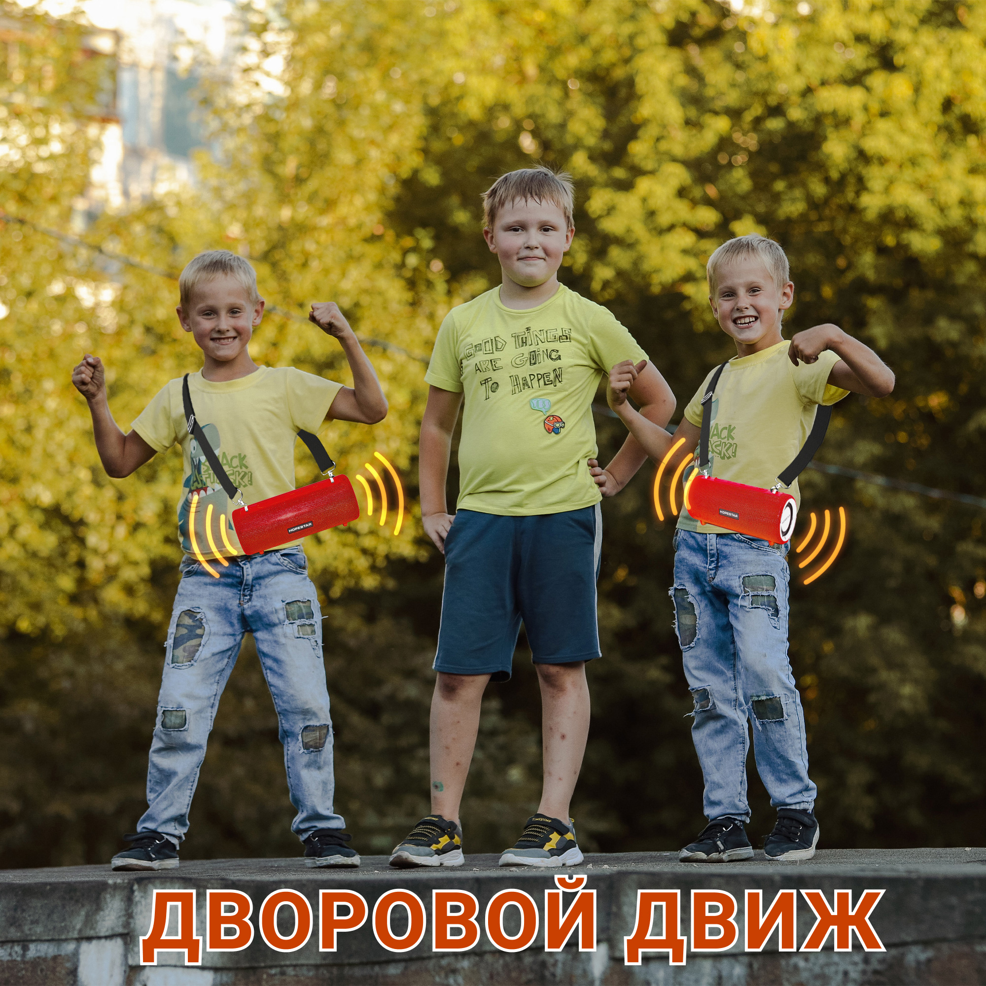 Акустическая система Hopestar PowerBank H39 Красный - фото 15 Акустическая система Hopestar PowerBank H39 Красный - фото 15