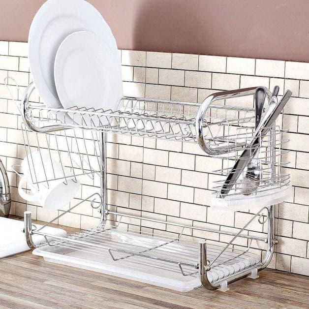 Сушарка Edenberg зі сталі для посуду настільна (EB-2108)