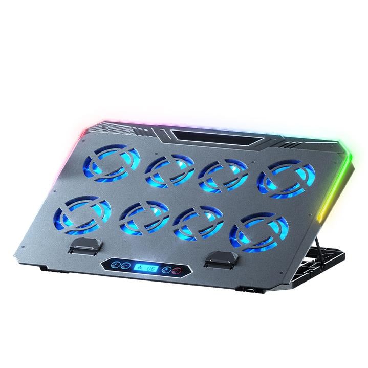 Підставка для ноутбука охолоджувальна DYXON Ice Coorel 23 Game Turbo Cool RGB Grey (DXN-ICCL-23-GY)