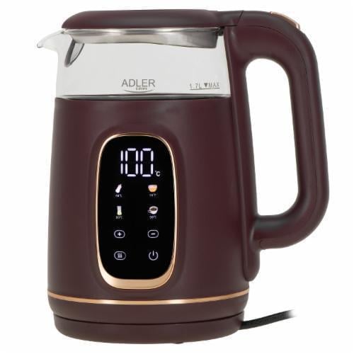Электрочайник Adler AD 1305 LED 40-100 °C 1,7 л Burgundy (5905575907882)
