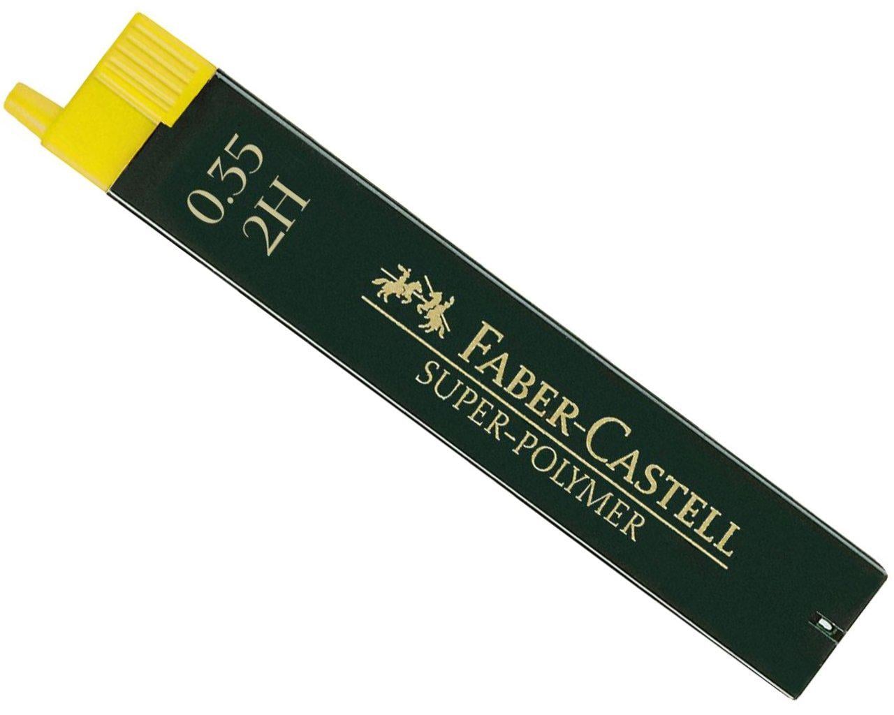Грифелі для механічного олівця Faber-Castell SUPER-POLYMER, 0,3 мм., 2H, (120312)