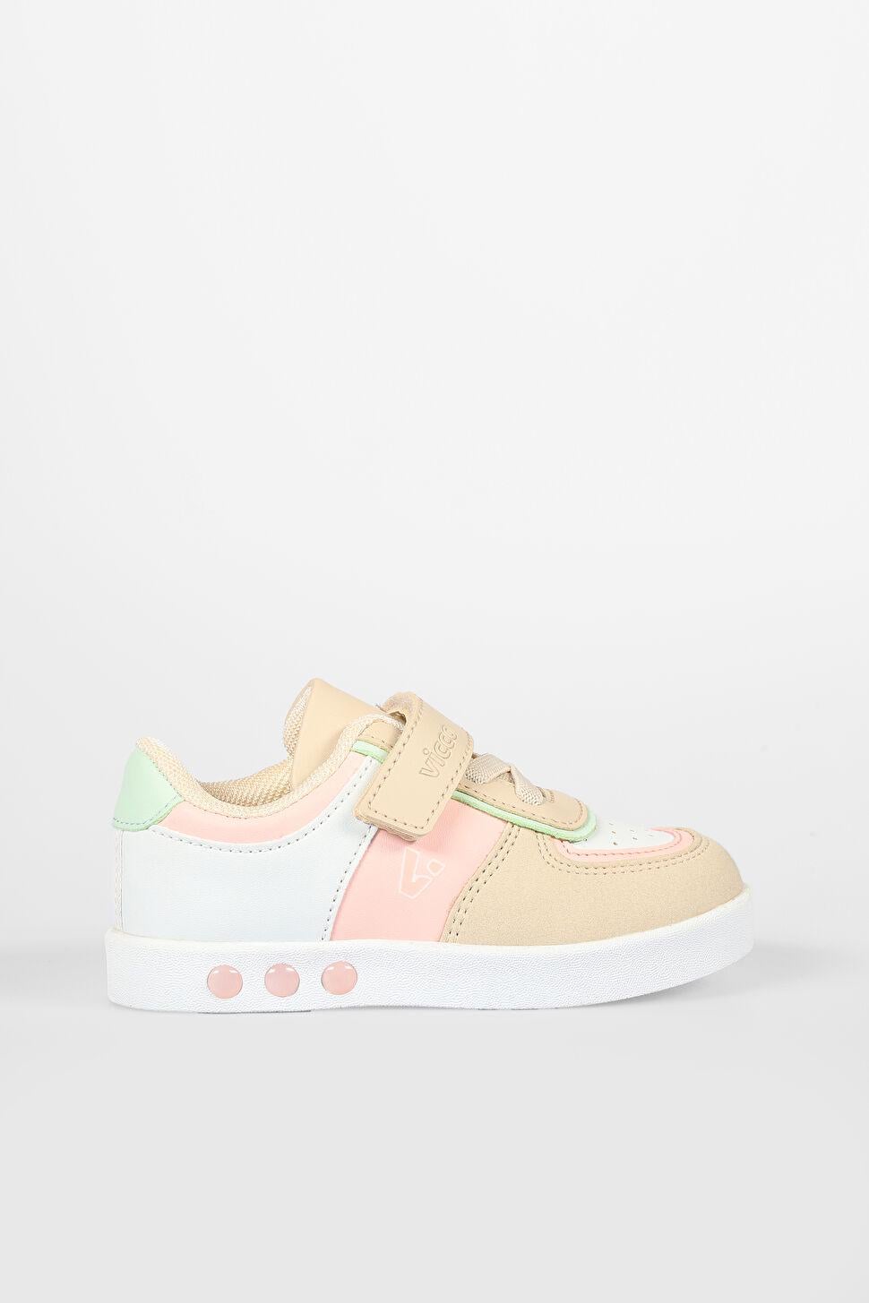 Кроссовки для девочки Vicco Sam р. 22 длина стопы 13,7 см Пудровый (3486390389227)