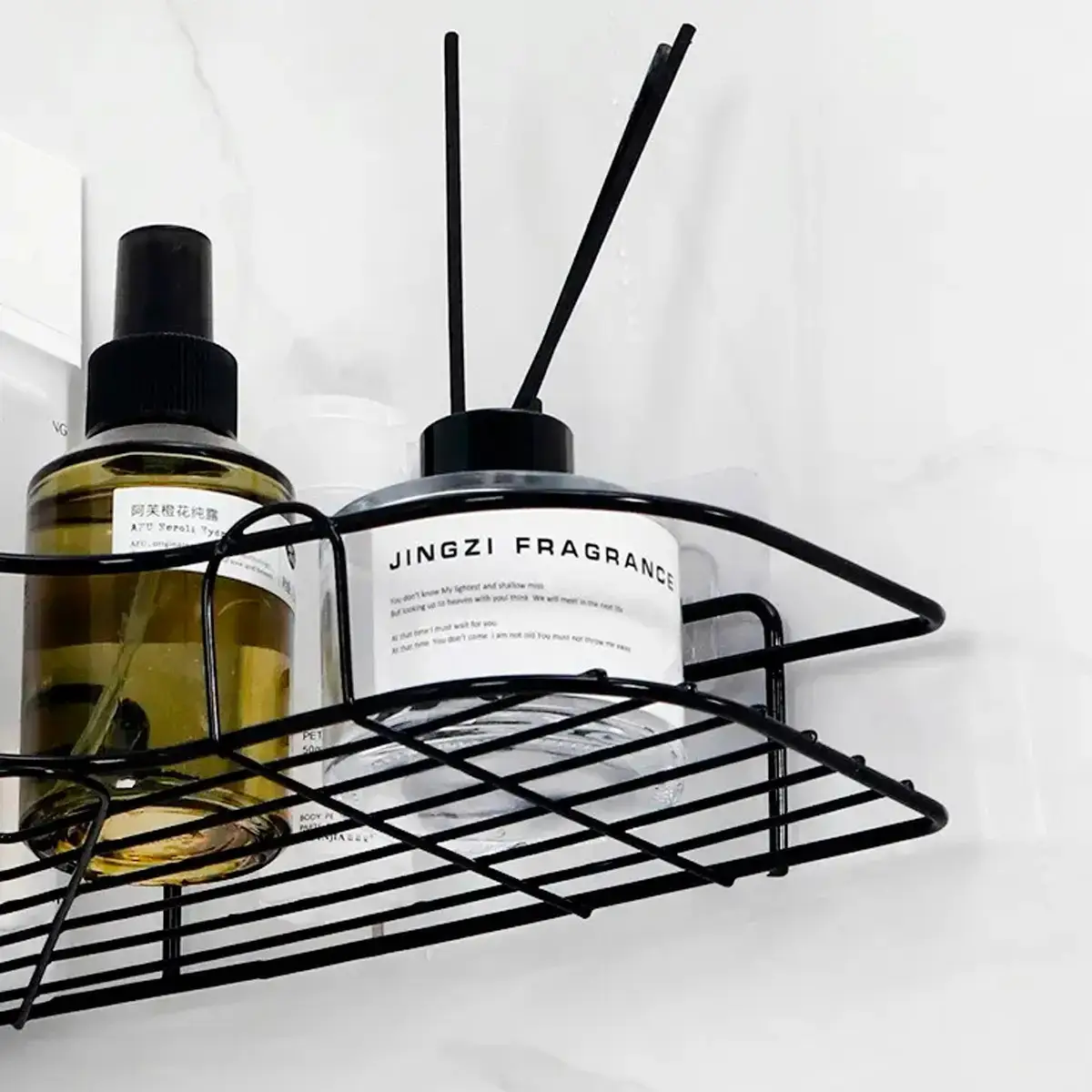 Полиця кутова металева для ванної/кухні 36х26,7х8 см - фото 5 Полиця кутова металева для ванної/кухні 36х26,7х8 см - фото 5