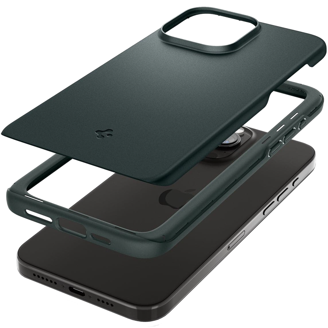 Чохол накладка Spigen Thin Fit Case for iPhone 15 Pro Max, Green (ACS06548) - фото 9