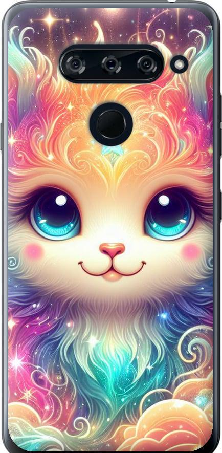Чехол на LG V40 ThinQ Сказочный котенок (5813t-1577-42517)