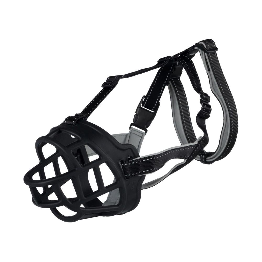 Намордник для собак Trixie Muzzle Flex XL–XXL силиконовый Черный (17616)
