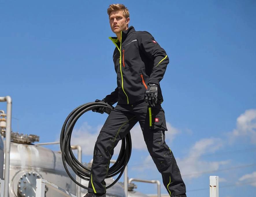 Штани робочі Engelbert Strauss Motion 2020 р. 50 Чорний з жовто-помаранчевим (29687727) - фото 4 Штани робочі Engelbert Strauss Motion 2020 р. 50 Чорний з жовто-помаранчевим (29687727) - фото 4