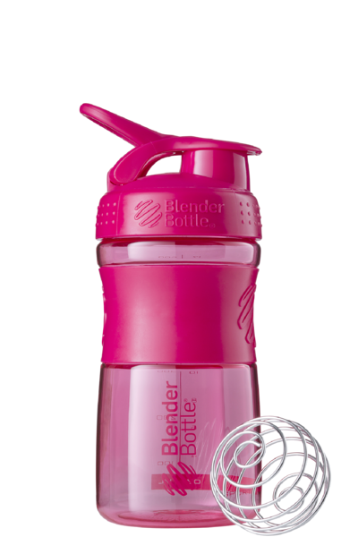 Шейкер спортивний Blender Bottle SportMixer 20 oz 590 мл Pink - фото 1