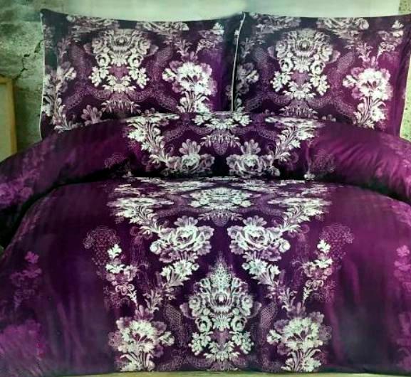 Постельное белье Maison D'or Anna Karenina 3D Сатин сатин евро 240x260 см Lilac (2000022265365)