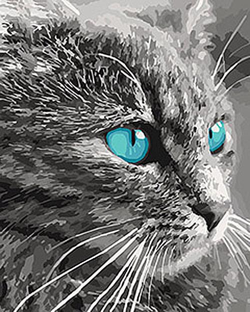 Картина по номерам Идейка "Небесный взгляд" 40х50 см (KH4096)