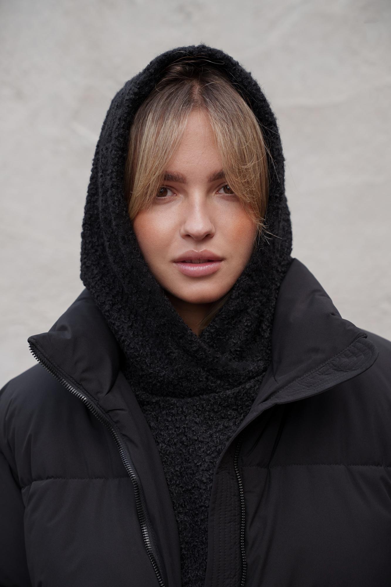 Шапка-капюшон Without Brand Mathilda Black (8055924)