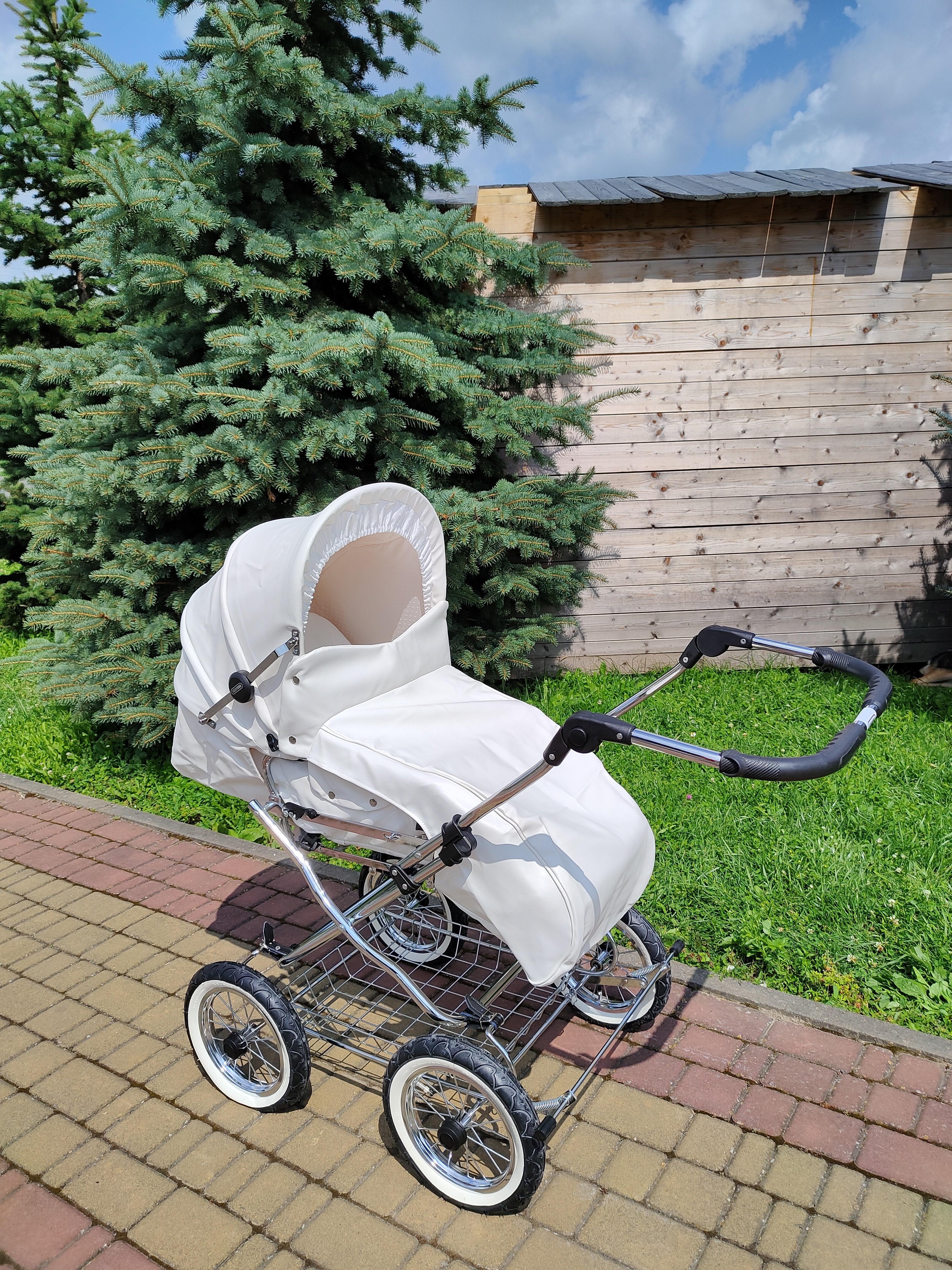 Коляска дитяча комбінована Eichhorn Combination Stroller Білий - фото 2