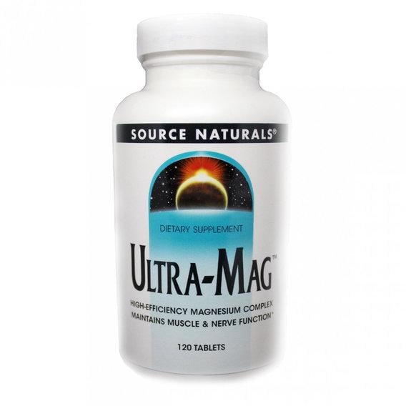 Мікроелемент магній Source Naturals Ultra-Mag 120 табл. (000005113)