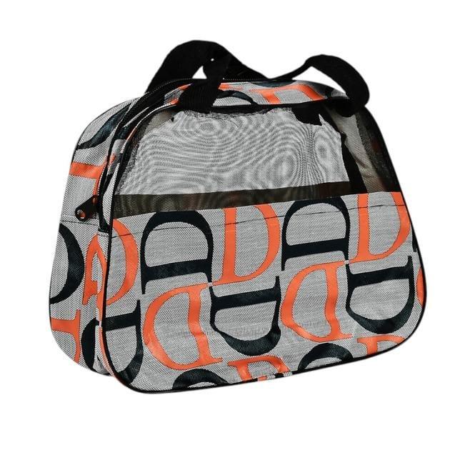 Дорожня косметичка DD 27,5х21х8,5 см White/Black/Orange