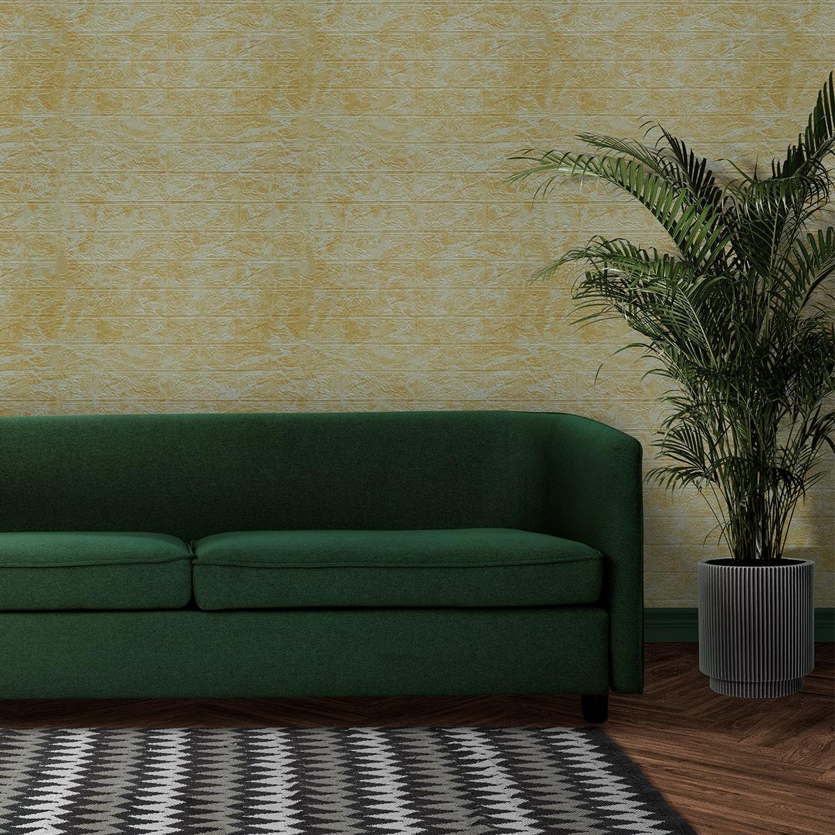 Панель самоклеящаяся декоративная 3D под кирпич мрамор в рулоне 20 м 20000x700x3 мм Бежевый - фото 8 Панель самоклеящаяся декоративная 3D под кирпич мрамор в рулоне 20 м 20000x700x3 мм Бежевый - фото 8