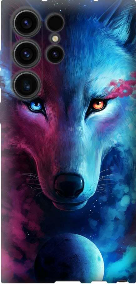 Чехол на Samsung Galaxy S23 Ultra Арт-волк (3999u-2906-42517)