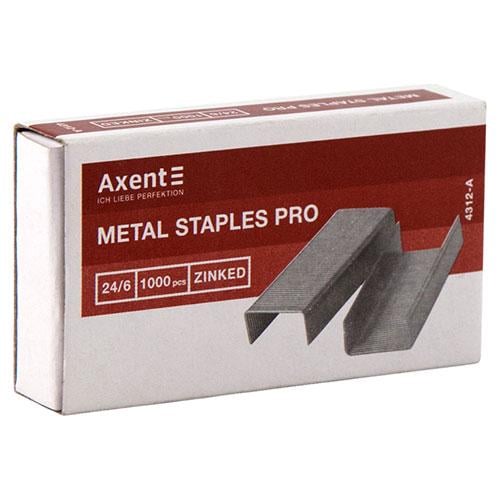 Скобы Axent №24/6 1000 шт. (4312-A)