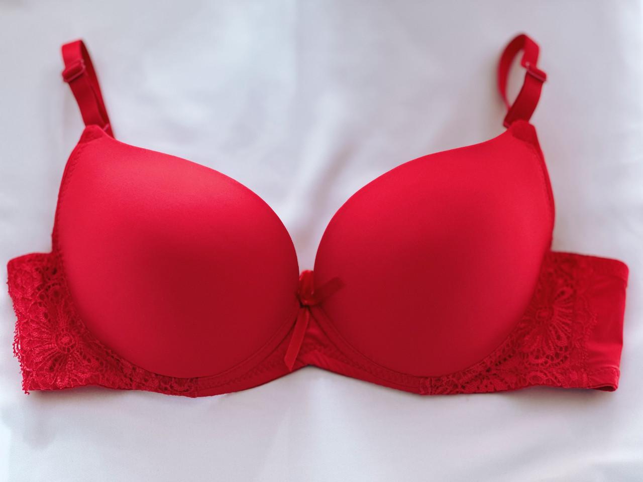 Бюстгальтер TEYI на косточках без Push-Up 80B Красный