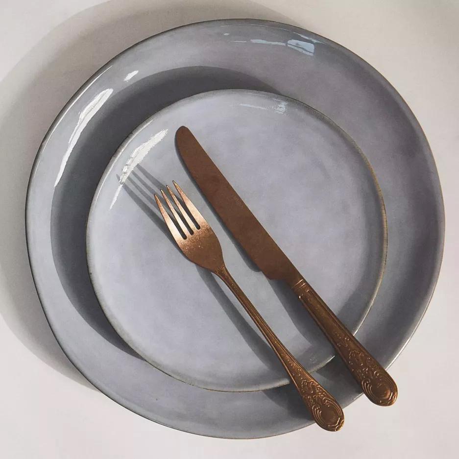 Тарелка обеденная DUKA LAGUN 28 см Серо-голубой (1217682) - фото 3 Тарелка обеденная DUKA LAGUN 28 см Серо-голубой (1217682) - фото 3