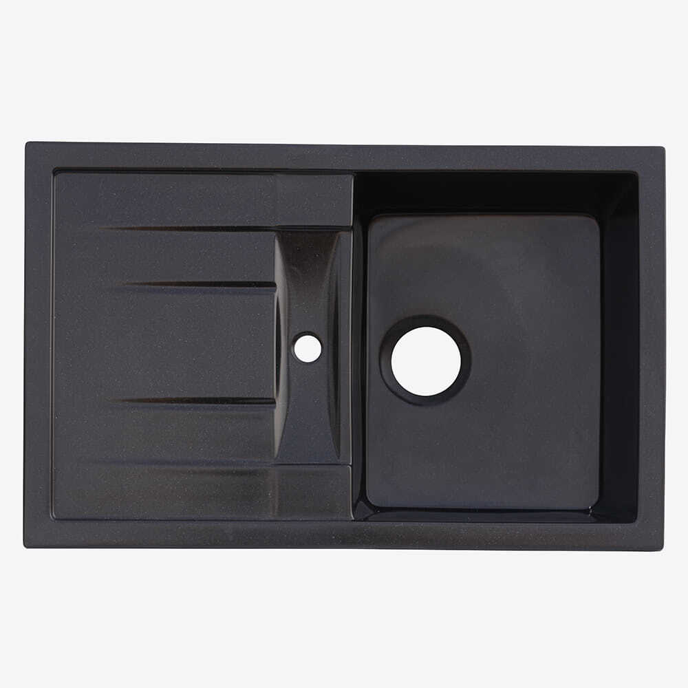 Мойка кухонная Platinum Troya 7850S Черный (23226)
