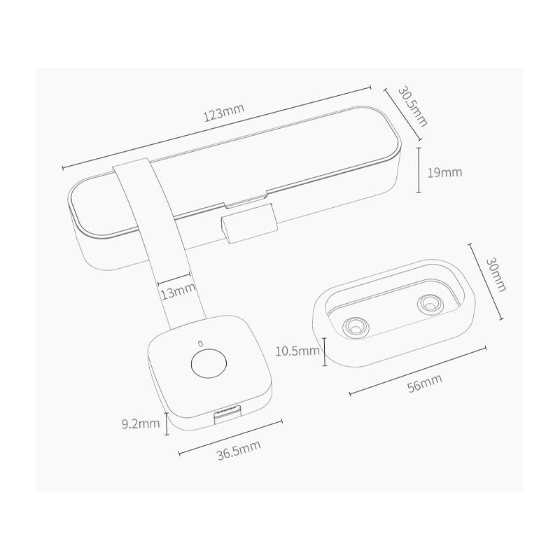 Замок мебельный с отпечатком пальца Yeelock Fingerprint Drawer Cabinet Lock ZNGS06YSB - фото 3