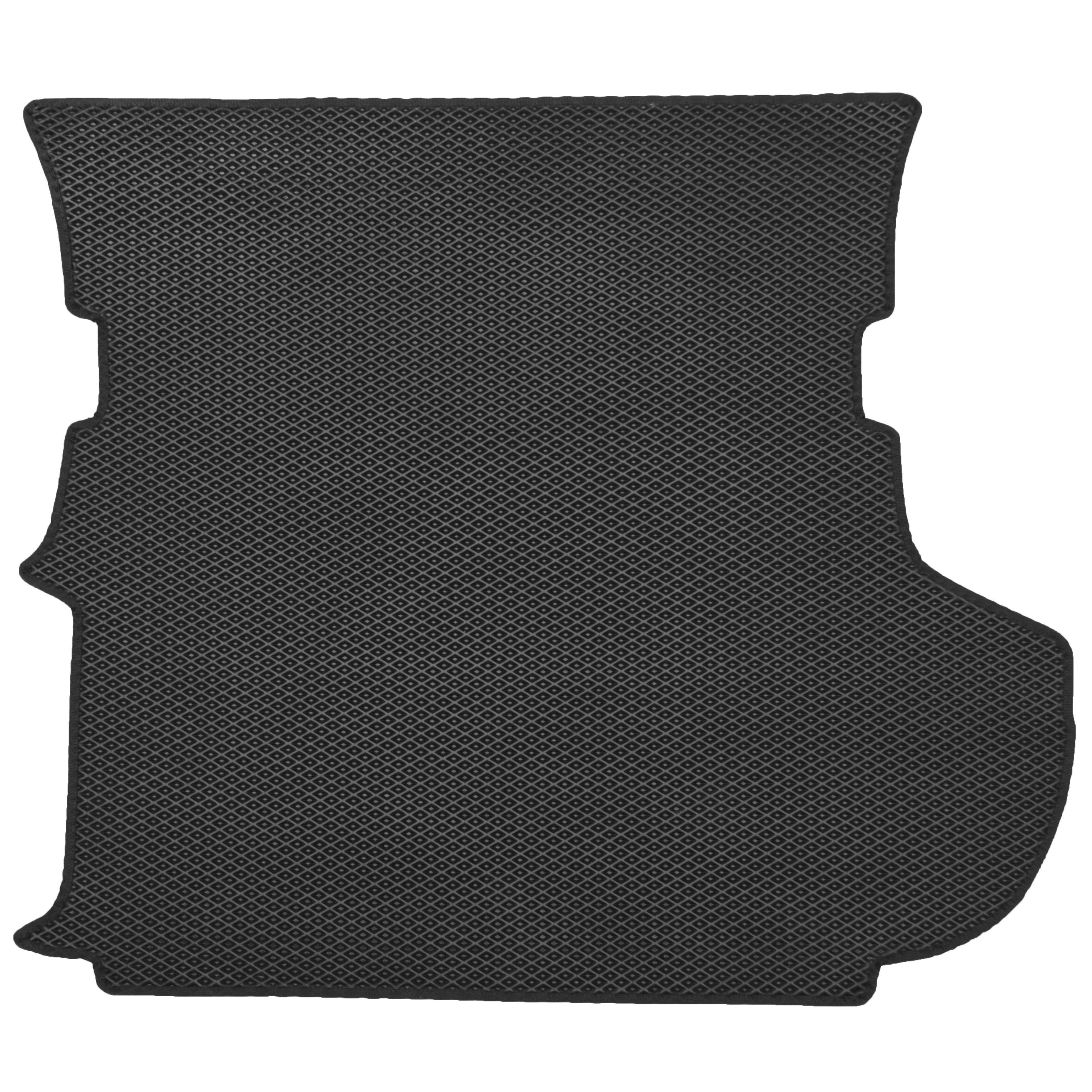 Коврик в багажник Kinetic для Mitsubishi Outlander XL 07-12 c сабвуфером EVA-полимерный Черный