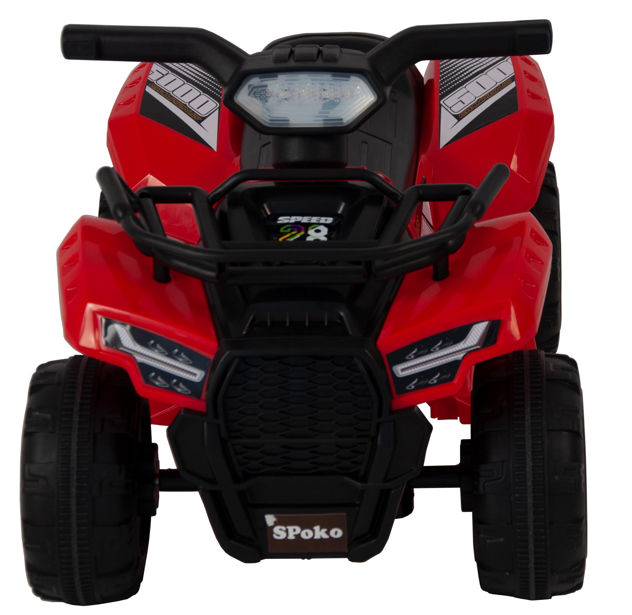 Електроквадроцикл дитячий SPOKO MLY-518 Червоний (4441) - фото 4