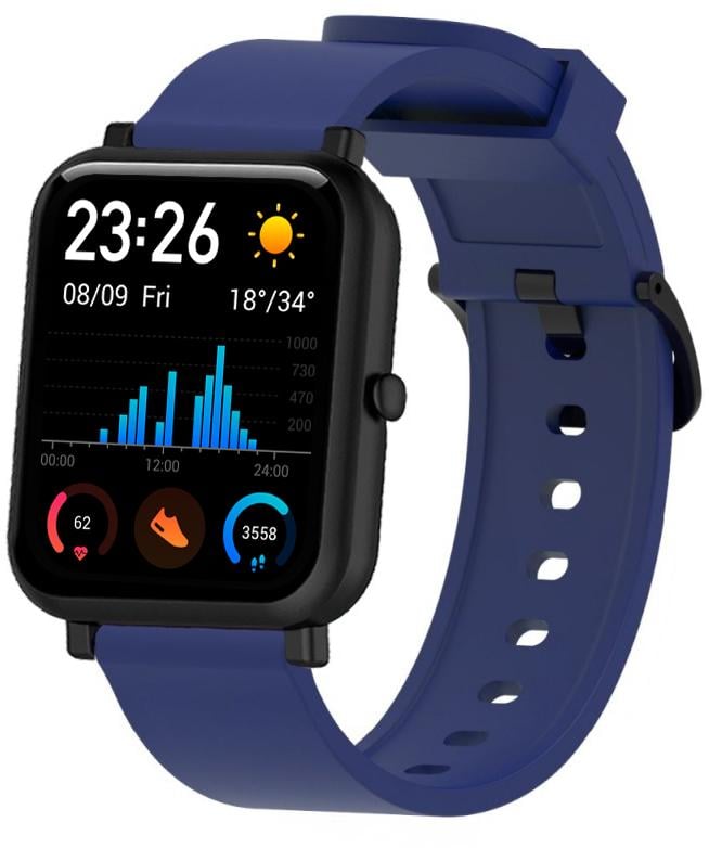 Ремешок силиконовый Like для Amazfit GTS Dark Blue (13176-5D)