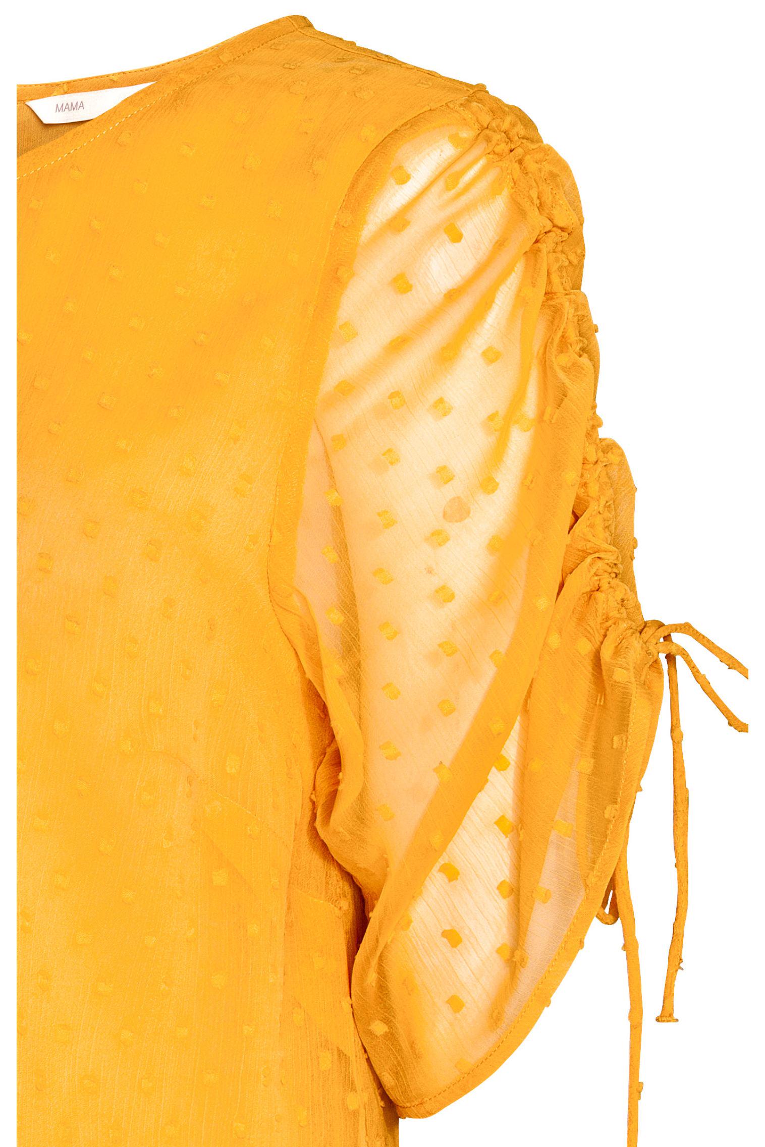 Блуза для вагітних M Жовтий (5102436RP21) - фото 3