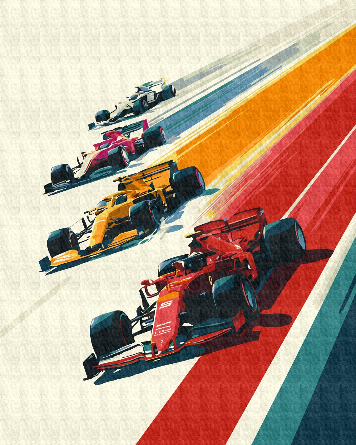 Картина по номерам Brushme Погоня за победой 40x50 см (BS54510) Картина по номерам Brushme Погоня за победой 40x50 см (BS54510)