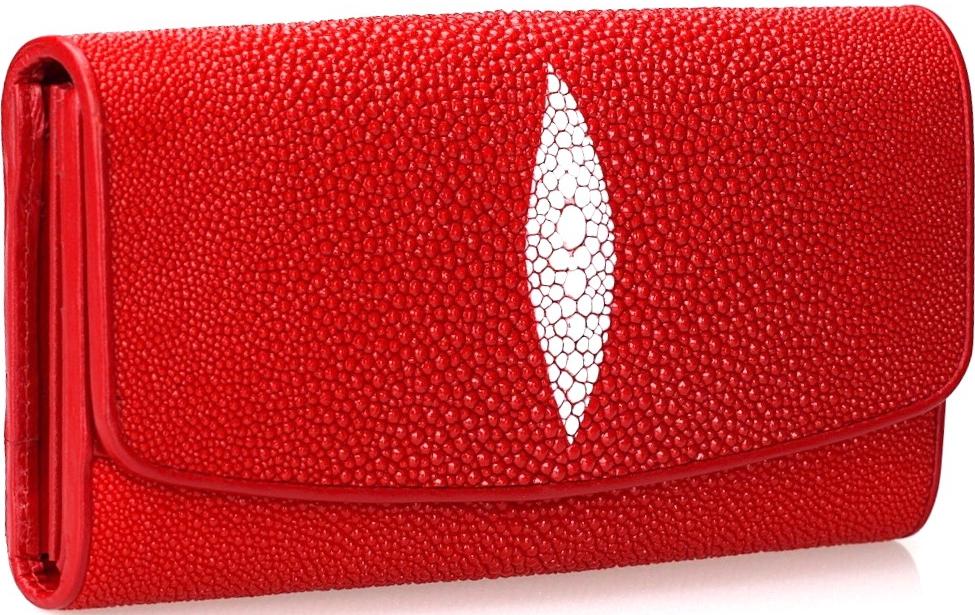 Кошелек женский Stingray leather 18030 кожа Красный