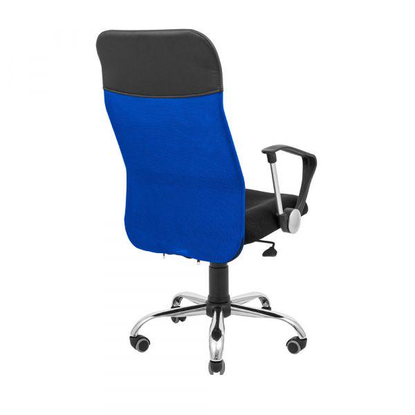 Кресло офисное Richman Ультра Ю Хром M-1 Tilt сетка Черный/Синий (1634616) - фото 4 Кресло офисное Richman Ультра Ю Хром M-1 Tilt сетка Черный/Синий (1634616) - фото 4