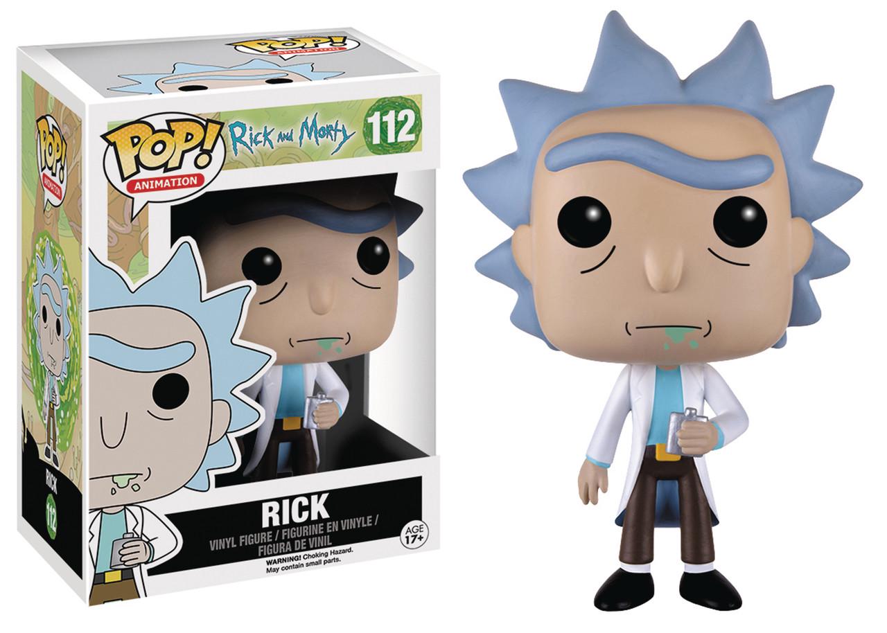 Дитяча ігрова фігурка Funko Pop Rick and Morty Rick Sanchez 10 см (Animation RM RS 112)