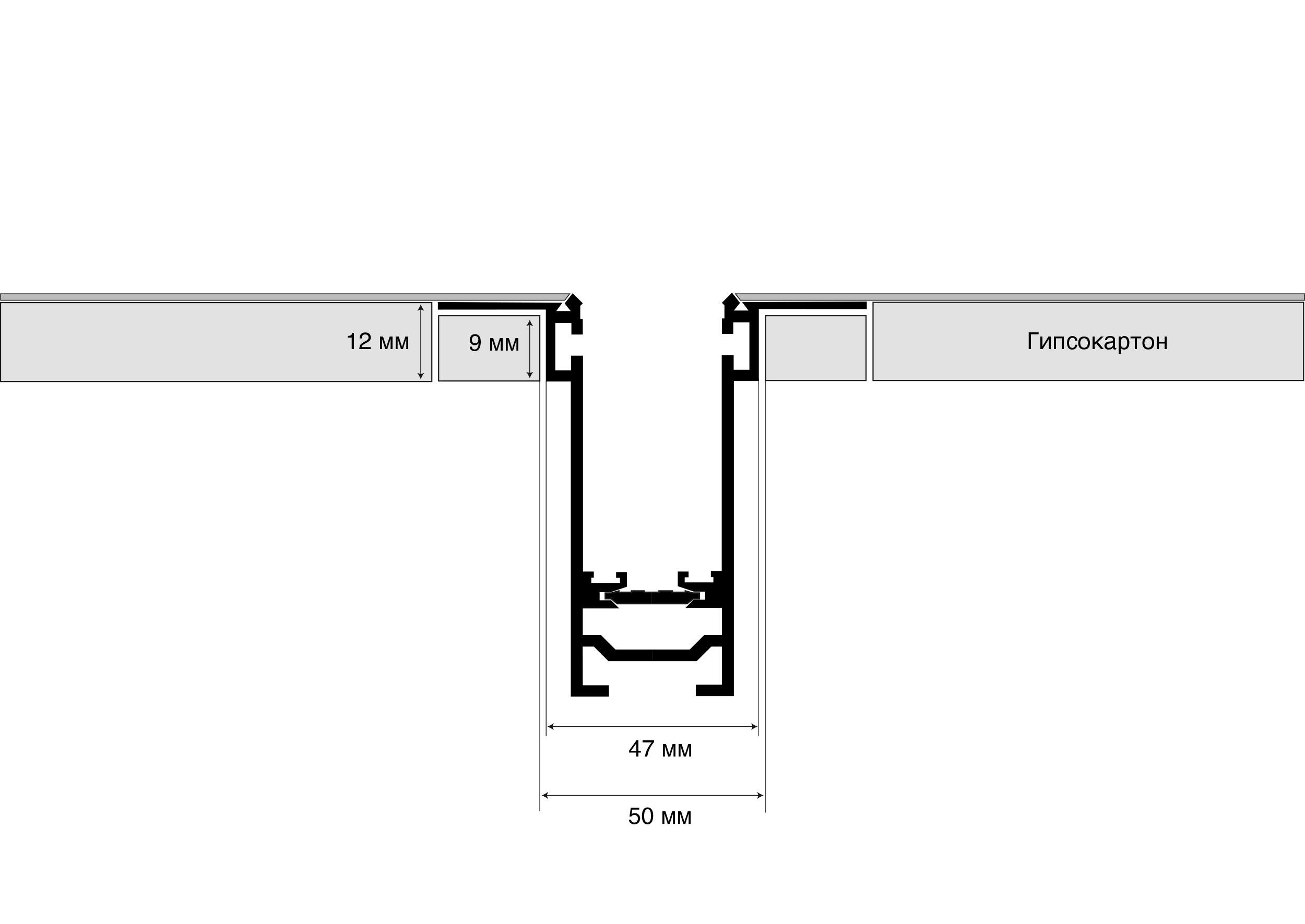 Магнитный трек MJ-Light Magnet TS-TR-TRACK 1M встраиваемый (9421114) - фото 11 Магнитный трек MJ-Light Magnet TS-TR-TRACK 1M встраиваемый (9421114) - фото 11